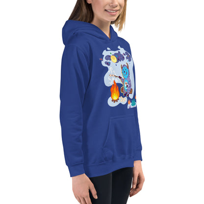 Premium Hoodie - Yeti Campfire