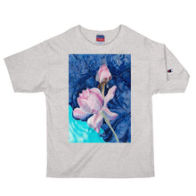 Load image into Gallery viewer, Champion Crew Neck - Pink Flower - Ronz-Design-Unique-Apparel
