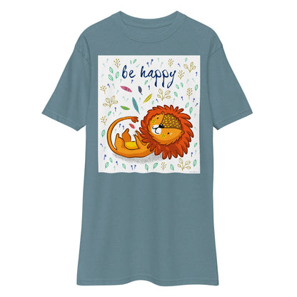 Premium Heavyweight Tee - Be Happy