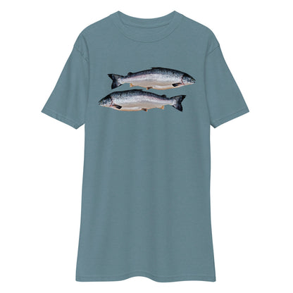 Premium Heavyweight Tee - Two Salmon