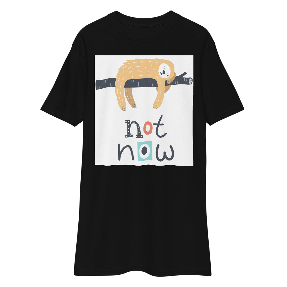 Premium Heavyweight Tee - Not Now!