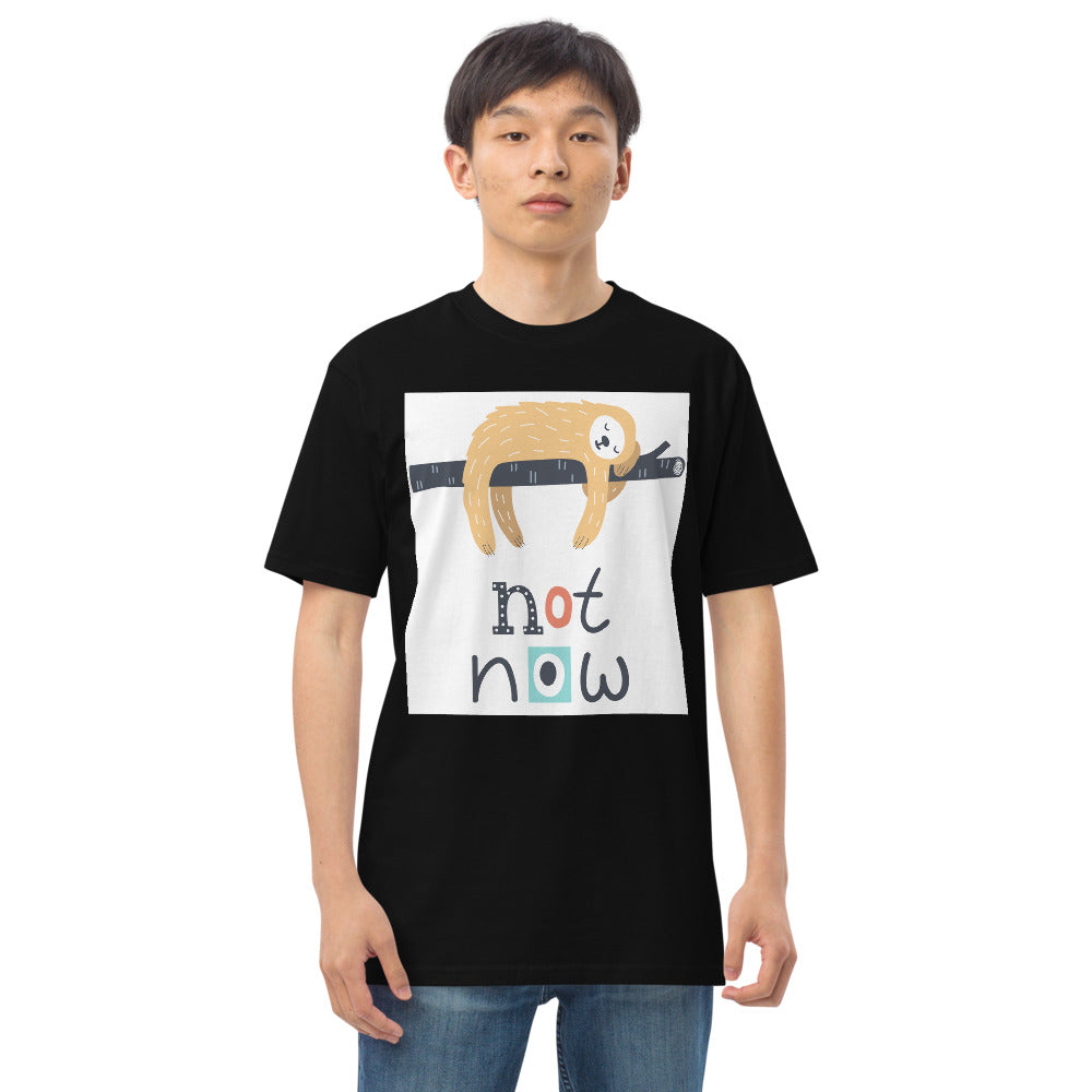 Premium Heavyweight Tee - Not Now!