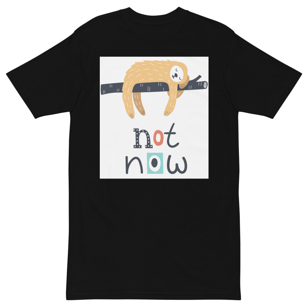 Premium Heavyweight Tee - Not Now!