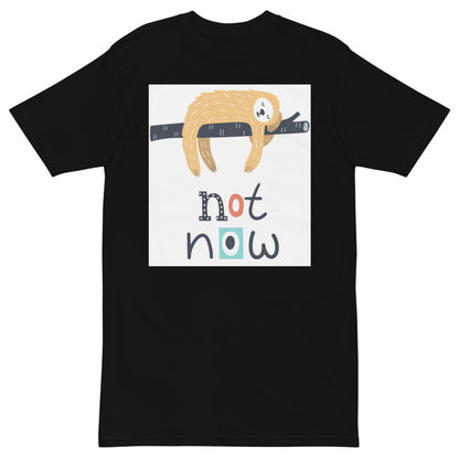 Premium Heavyweight Tee - Not Now!