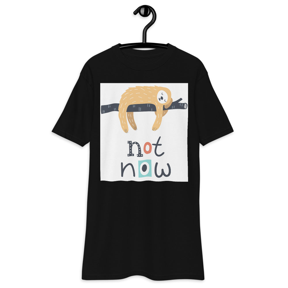Premium Heavyweight Tee - Not Now!