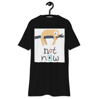 Premium Heavyweight Tee - Not Now!