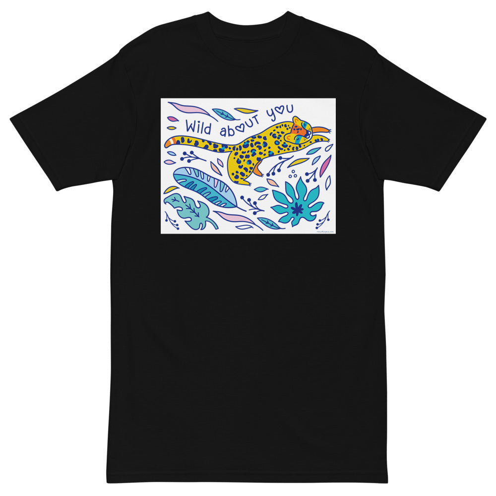 Premium Heavyweight Tee - Wild About You Tiger