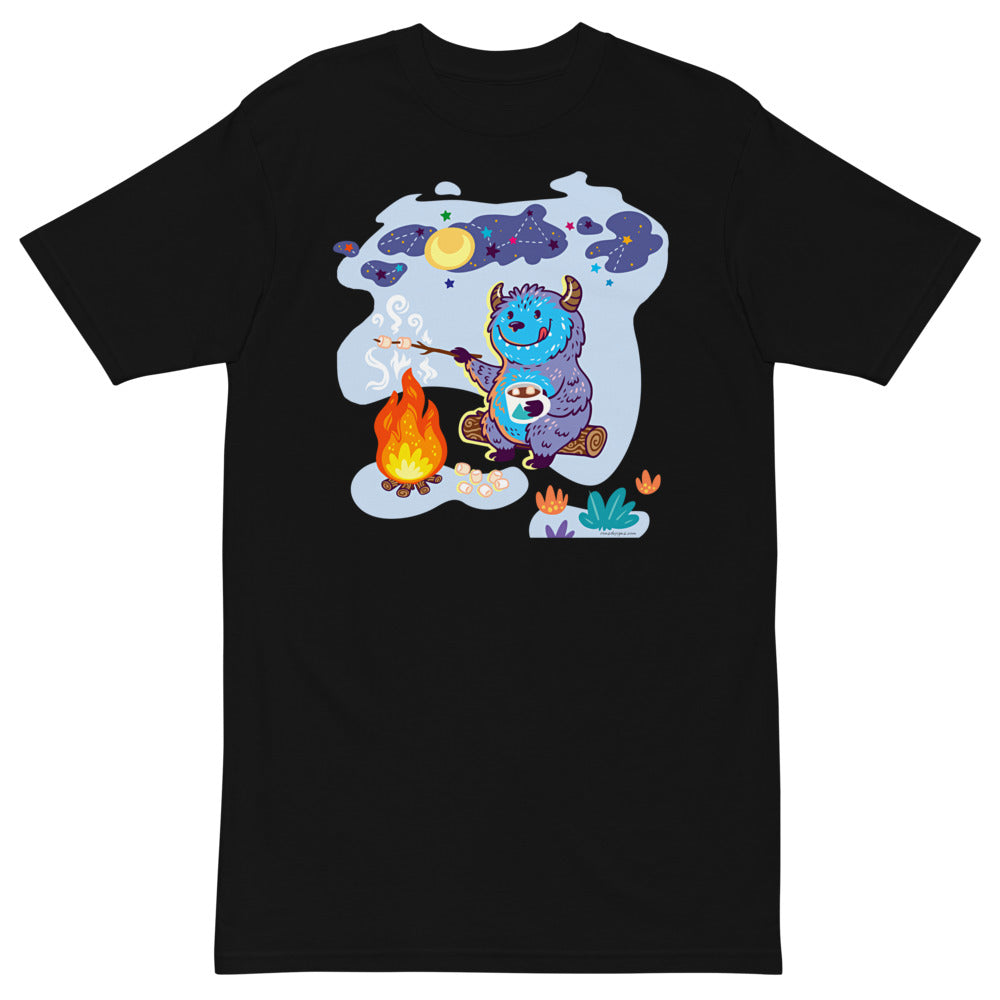 Premium Heavyweight Tee - Yeti Campfire