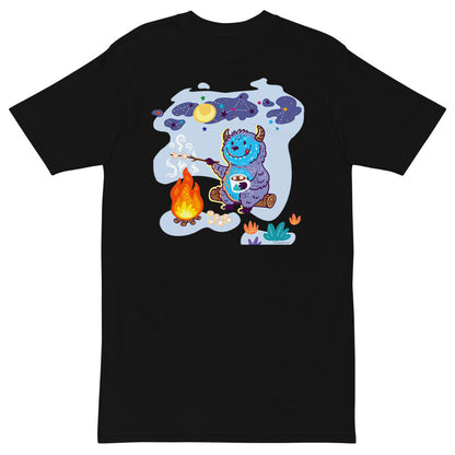 Premium Heavyweight Tee - Yeti Campfire