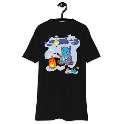 Premium Heavyweight Tee - Yeti Campfire