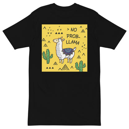Premium Heavyweight Tee - NO PROB LLAMA