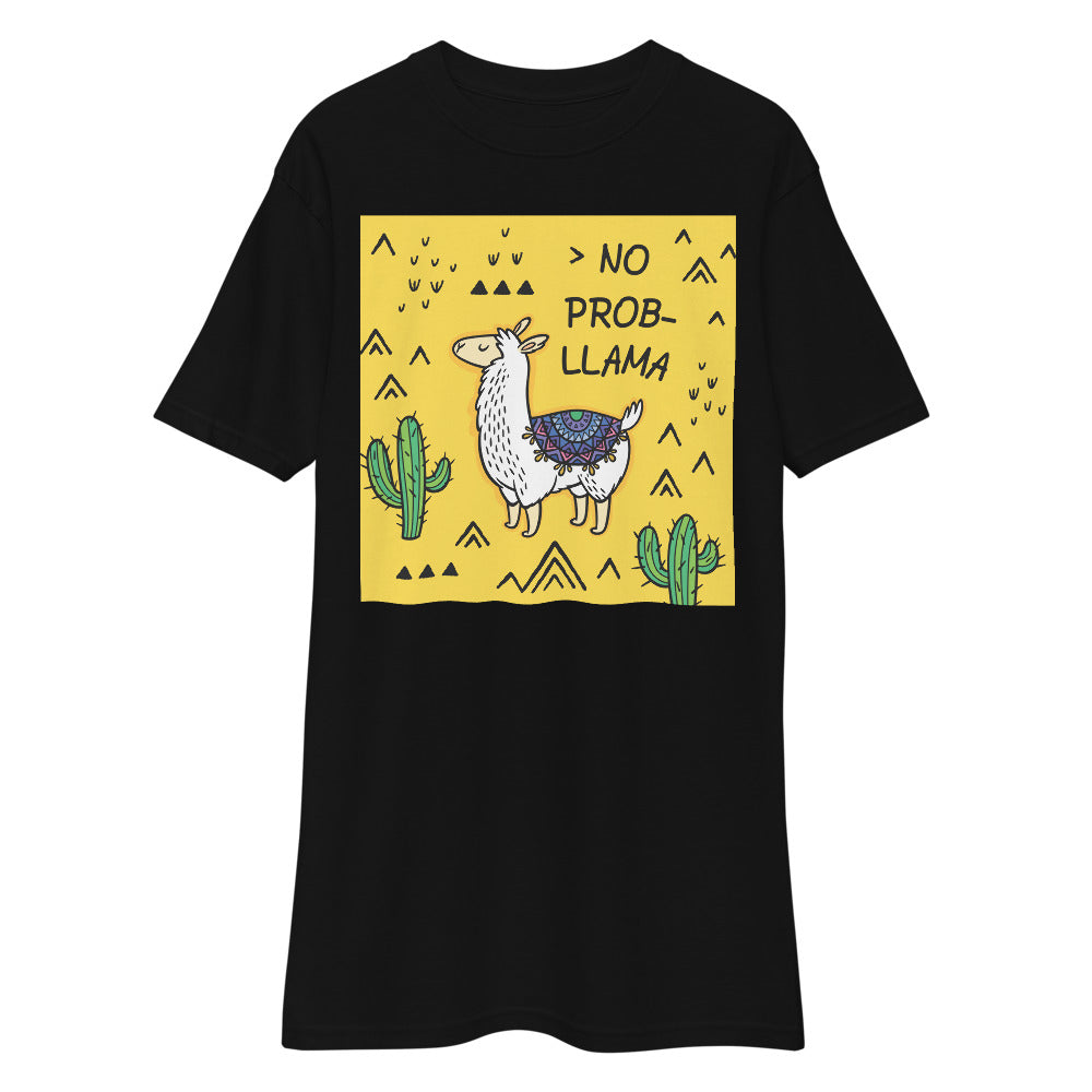 Premium Heavyweight Tee - NO PROB LLAMA
