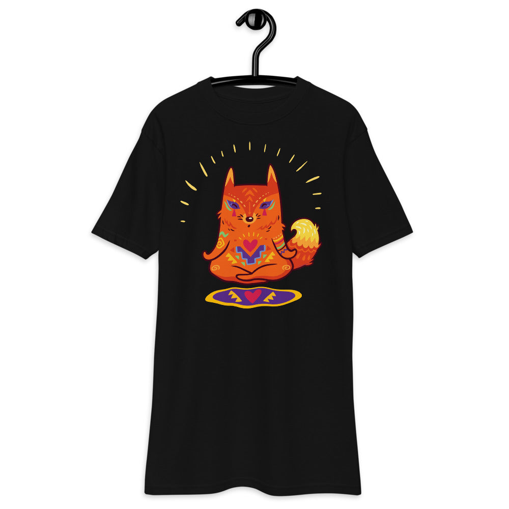 Premium Heavyweight Tee - Enlightened Hygee Fox
