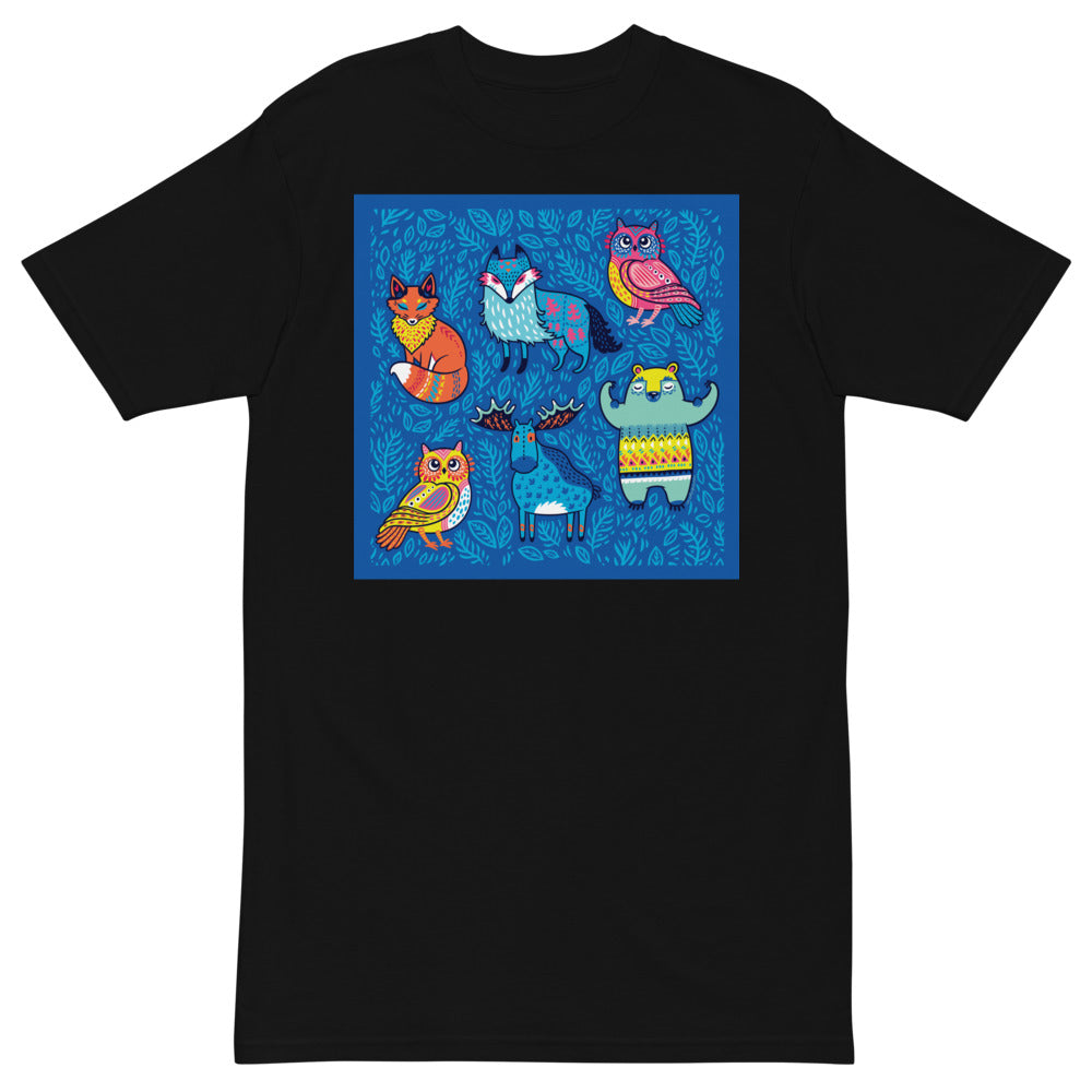 Premium Heavyweight Tee - Blue Moose & Friends