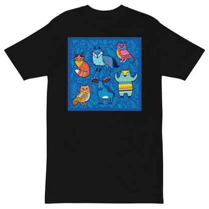 Premium Heavyweight Tee - Blue Moose & Friends