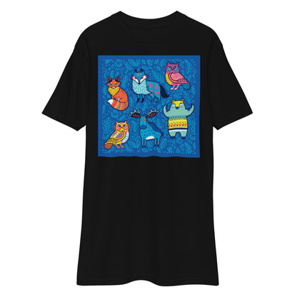Premium Heavyweight Tee - Blue Moose & Friends