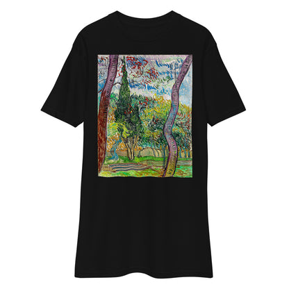 Premium Heavyweight Tee - van Gogh: Park at Saint-Paul Hospital