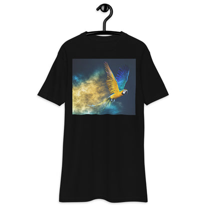 Premium Heavyweight Tee - Macaw Soaring