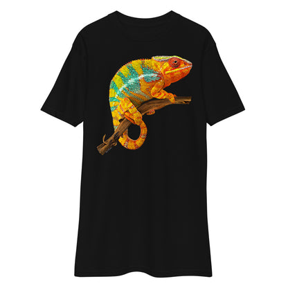 Premium Heavyweight Tee - Yellow & Green? Chameleon