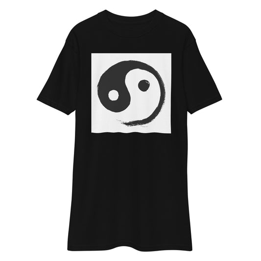 Premium Heavyweight Tee - Ink Brush Yin Tang