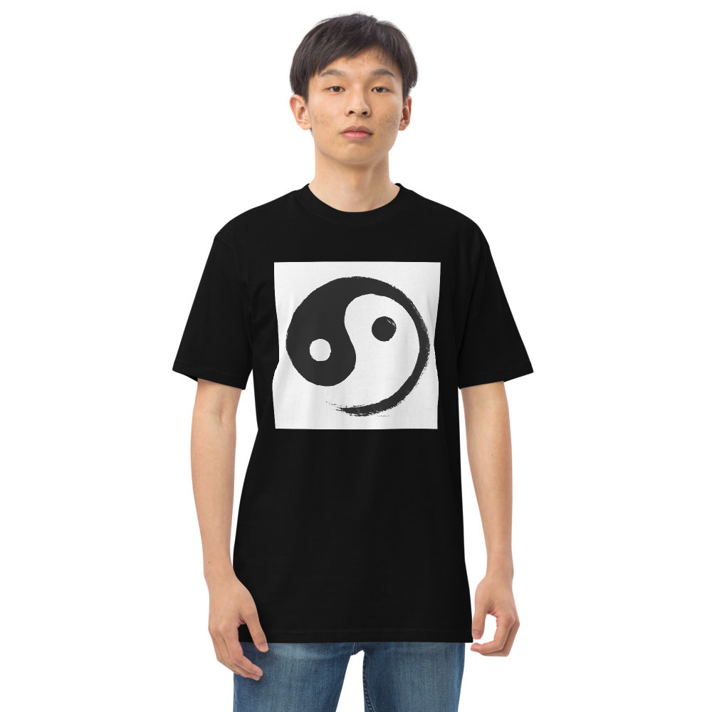 Premium Heavyweight Tee - Ink Brush Yin Tang
