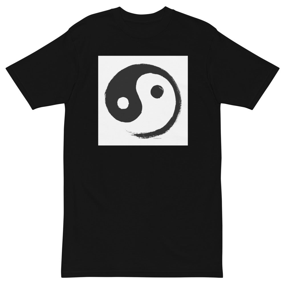 Premium Heavyweight Tee - Ink Brush Yin Tang
