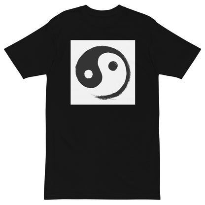 Premium Heavyweight Tee - Ink Brush Yin Tang