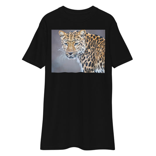 Premium Heavyweight Tee - Blue Eyed Leopard