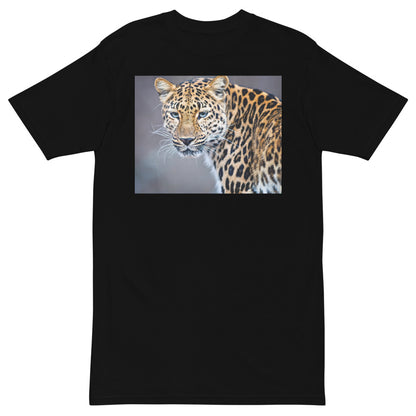 Premium Heavyweight Tee - Blue Eyed Leopard