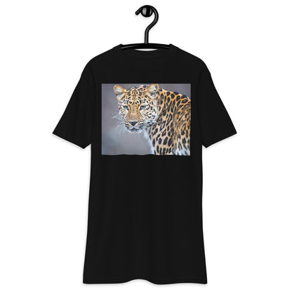 Premium Heavyweight Tee - Blue Eyed Leopard