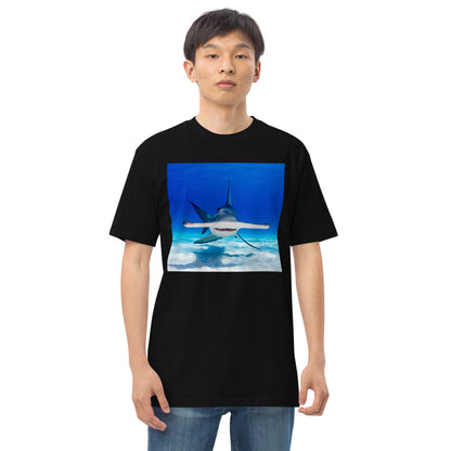 Premium Heavyweight Tee - Hammerhead Dead Ahead