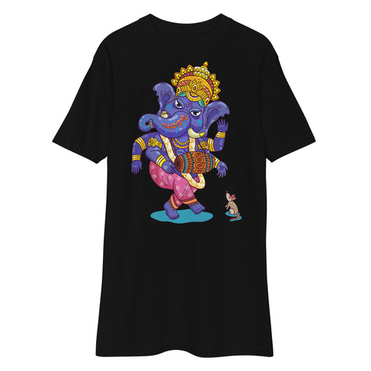 Premium Heavyweight Tee - Ganesh Dancing