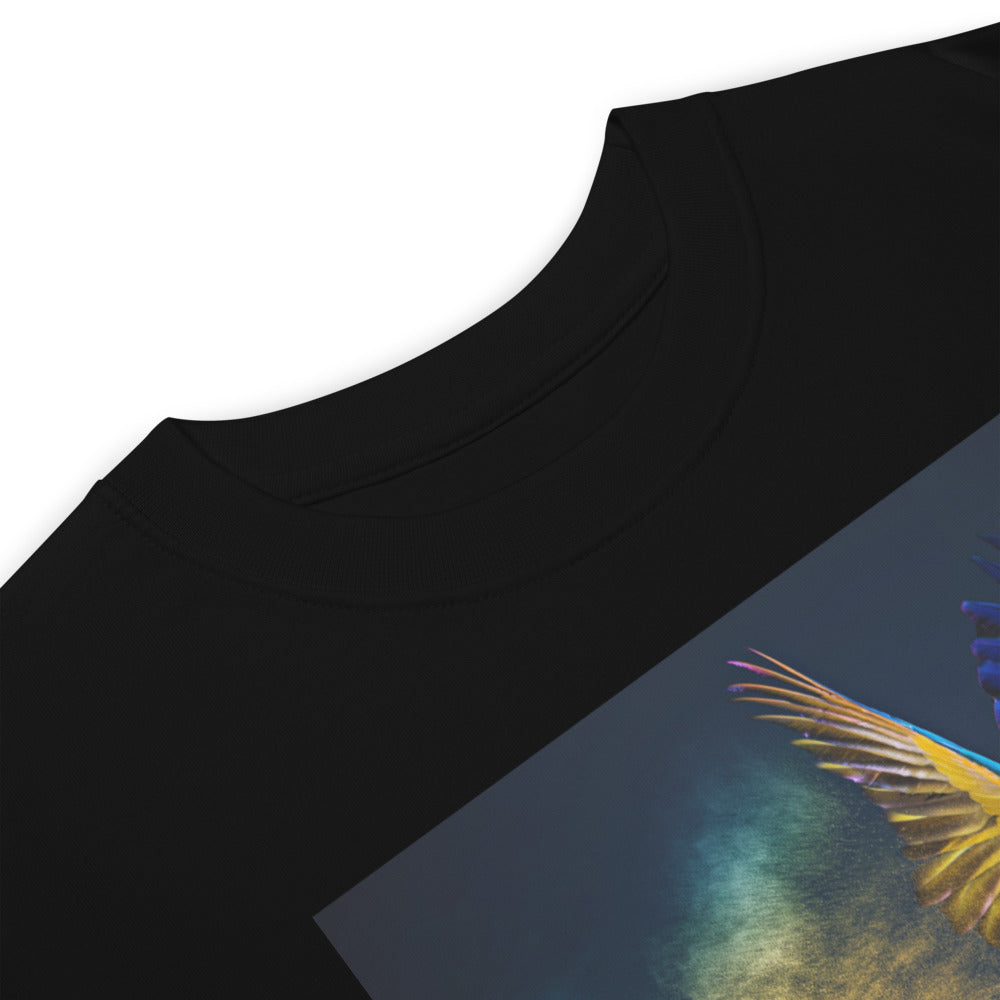 Premium Heavyweight Tee - Macaw Soaring