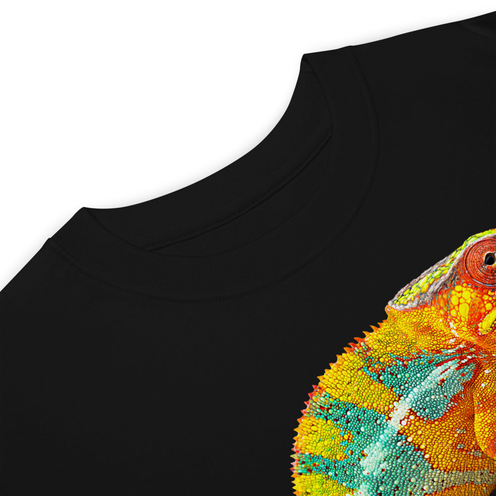 Premium Heavyweight Tee - Yellow & Green? Chameleon