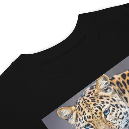 Premium Heavyweight Tee - Blue Eyed Leopard