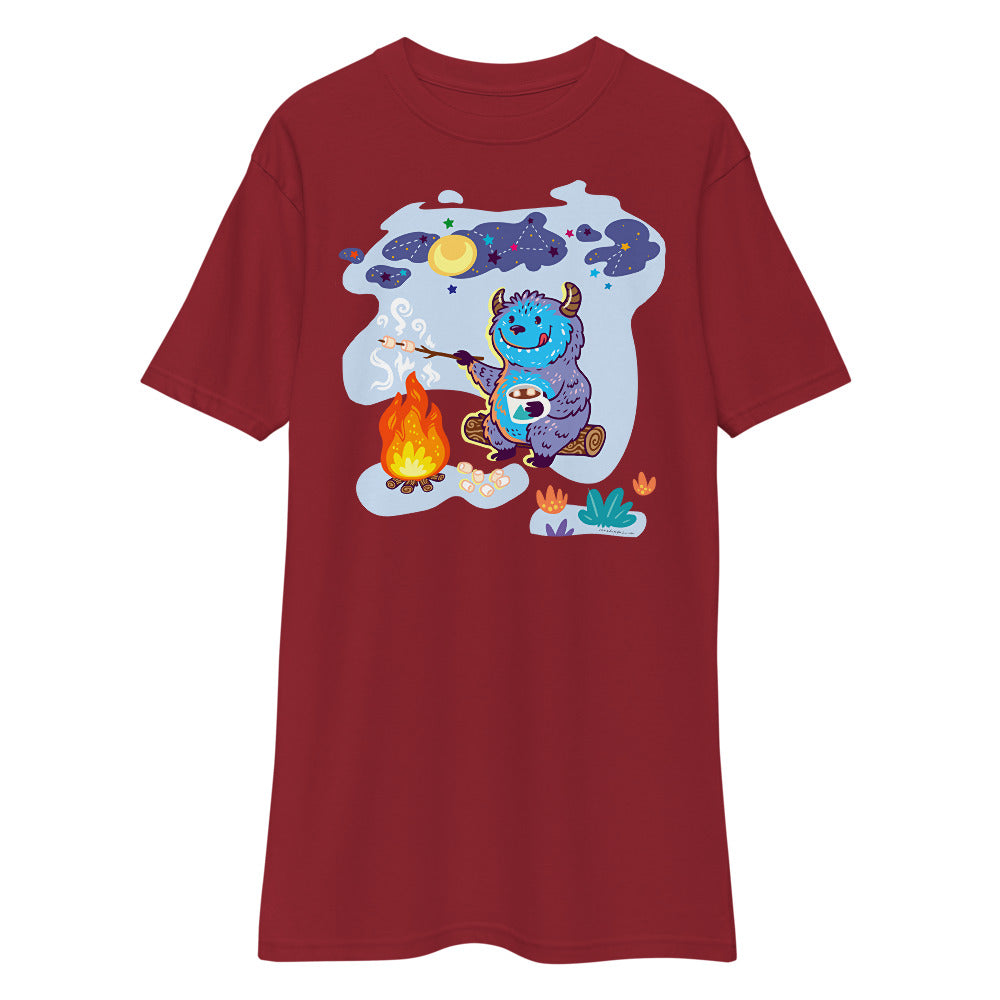 Premium Heavyweight Tee - Yeti Campfire