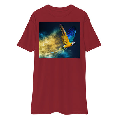 Premium Heavyweight Tee - Macaw Soaring