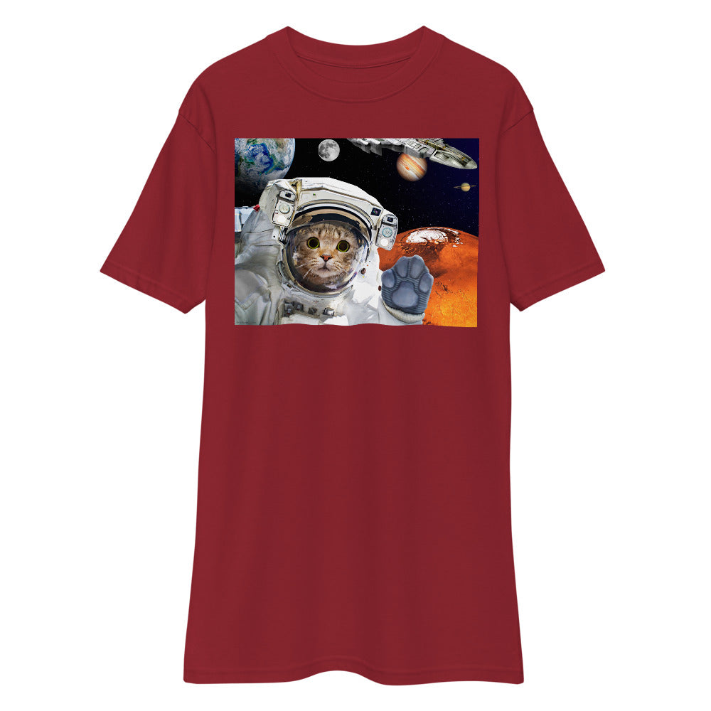 Premium Heavyweight Tee - Space Kitty