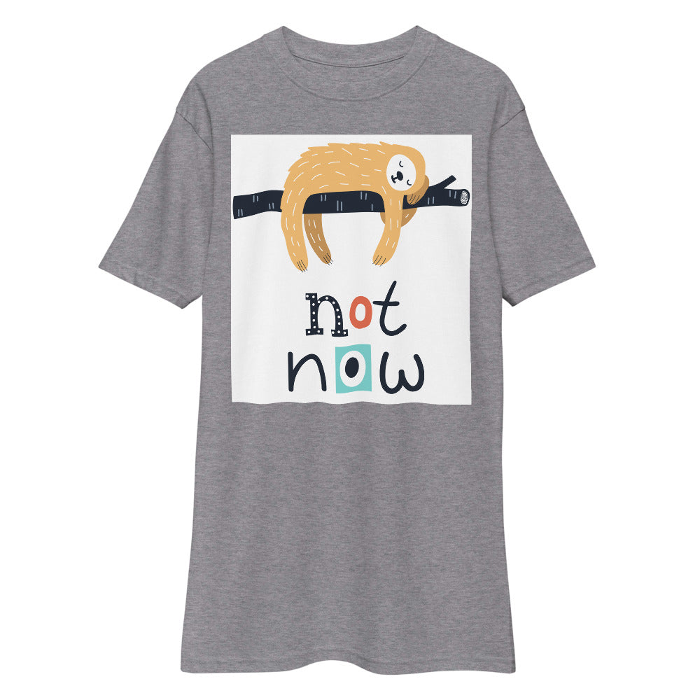 Premium Heavyweight Tee - Not Now!