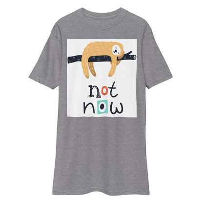 Premium Heavyweight Tee - Not Now!