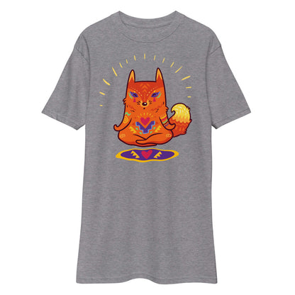 Premium Heavyweight Tee - Enlightened Hygee Fox