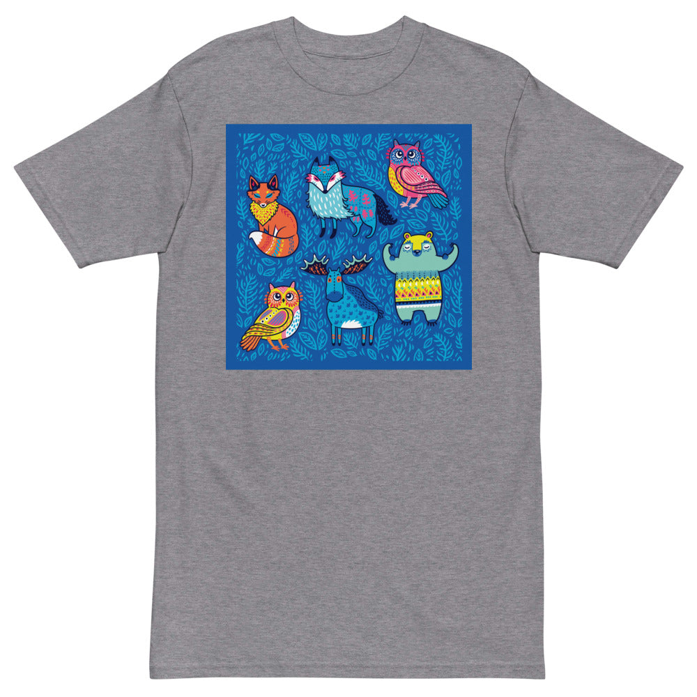 Premium Heavyweight Tee - Blue Moose & Friends
