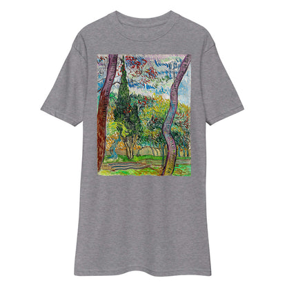 Premium Heavyweight Tee - van Gogh: Park at Saint-Paul Hospital