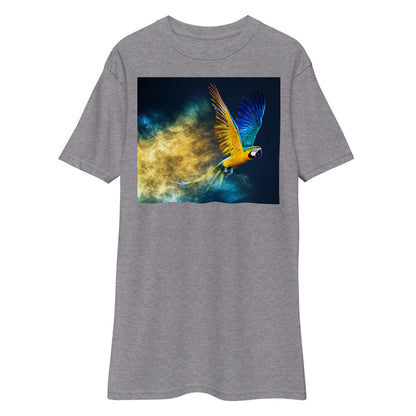 Premium Heavyweight Tee - Macaw Soaring