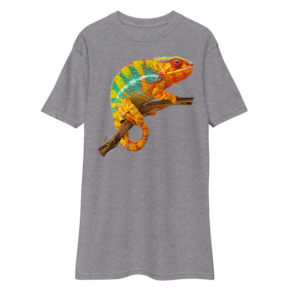 Premium Heavyweight Tee - Yellow & Green? Chameleon