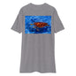 Premium Heavyweight Tee - Sea Turtle in Blue Water