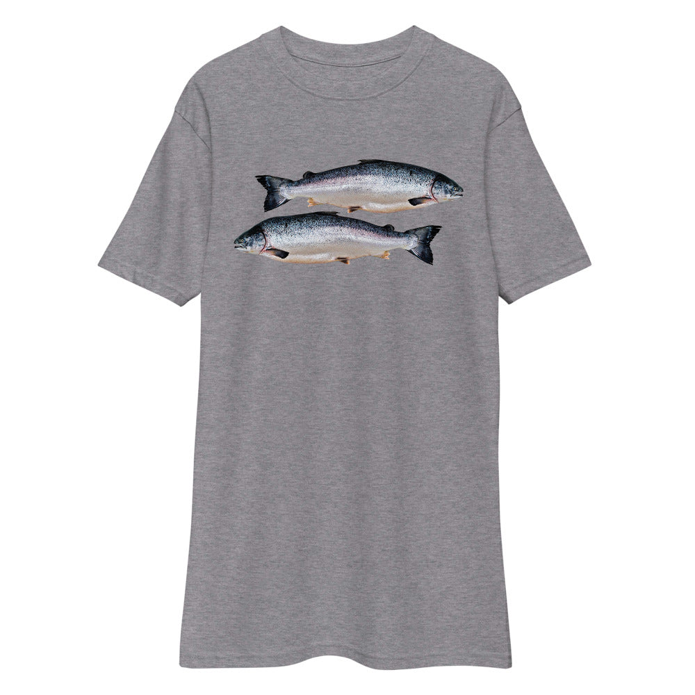 Premium Heavyweight Tee - Two Salmon