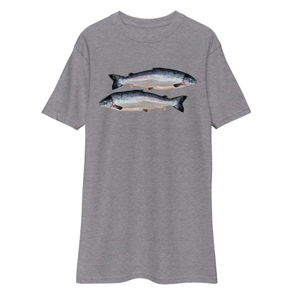 Premium Heavyweight Tee - Two Salmon