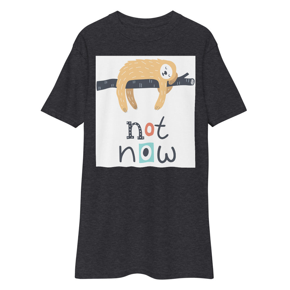Premium Heavyweight Tee - Not Now!