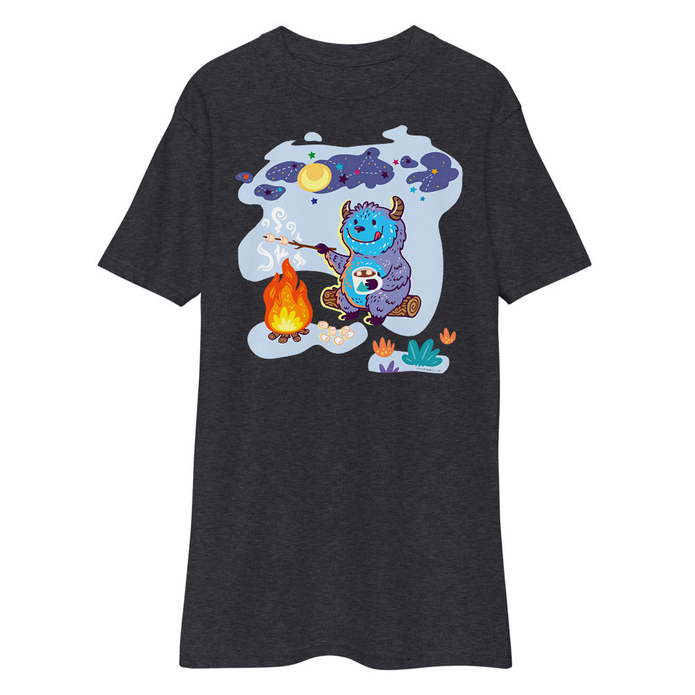 Premium Heavyweight Tee - Yeti Campfire